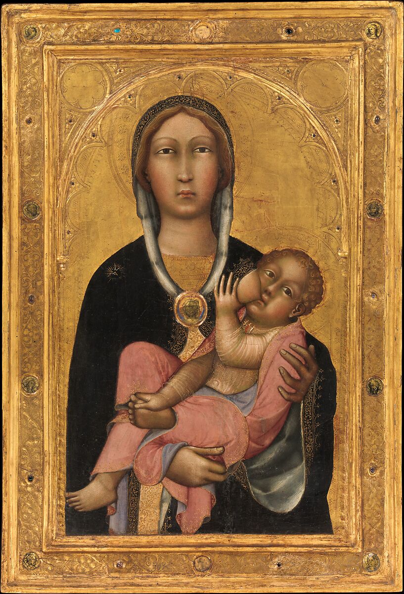 The Madonna and Child.