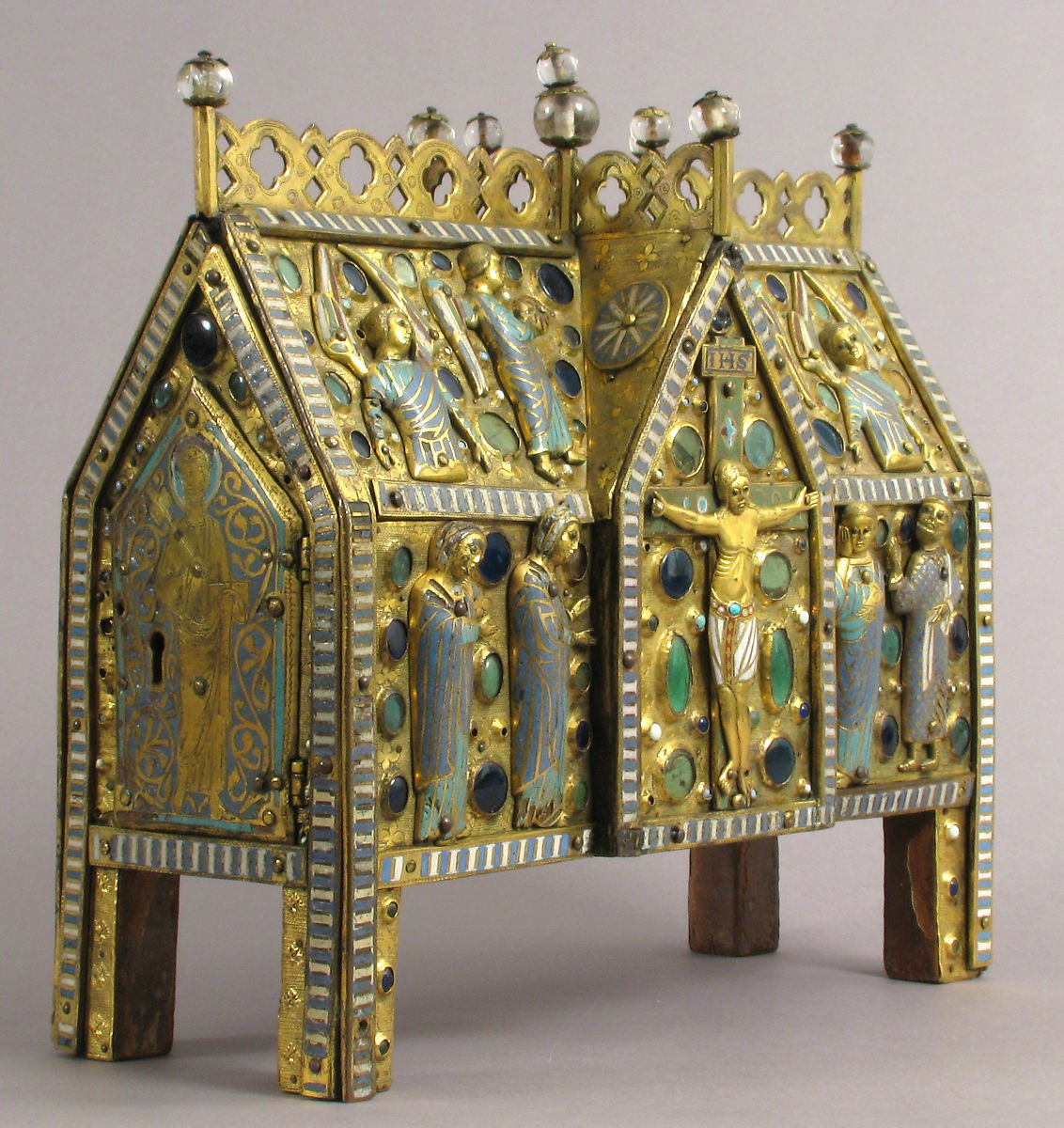 A reliquary is a repository of relics, that is, holy objects