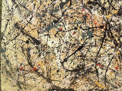 Jackson Pollock’s drip painting